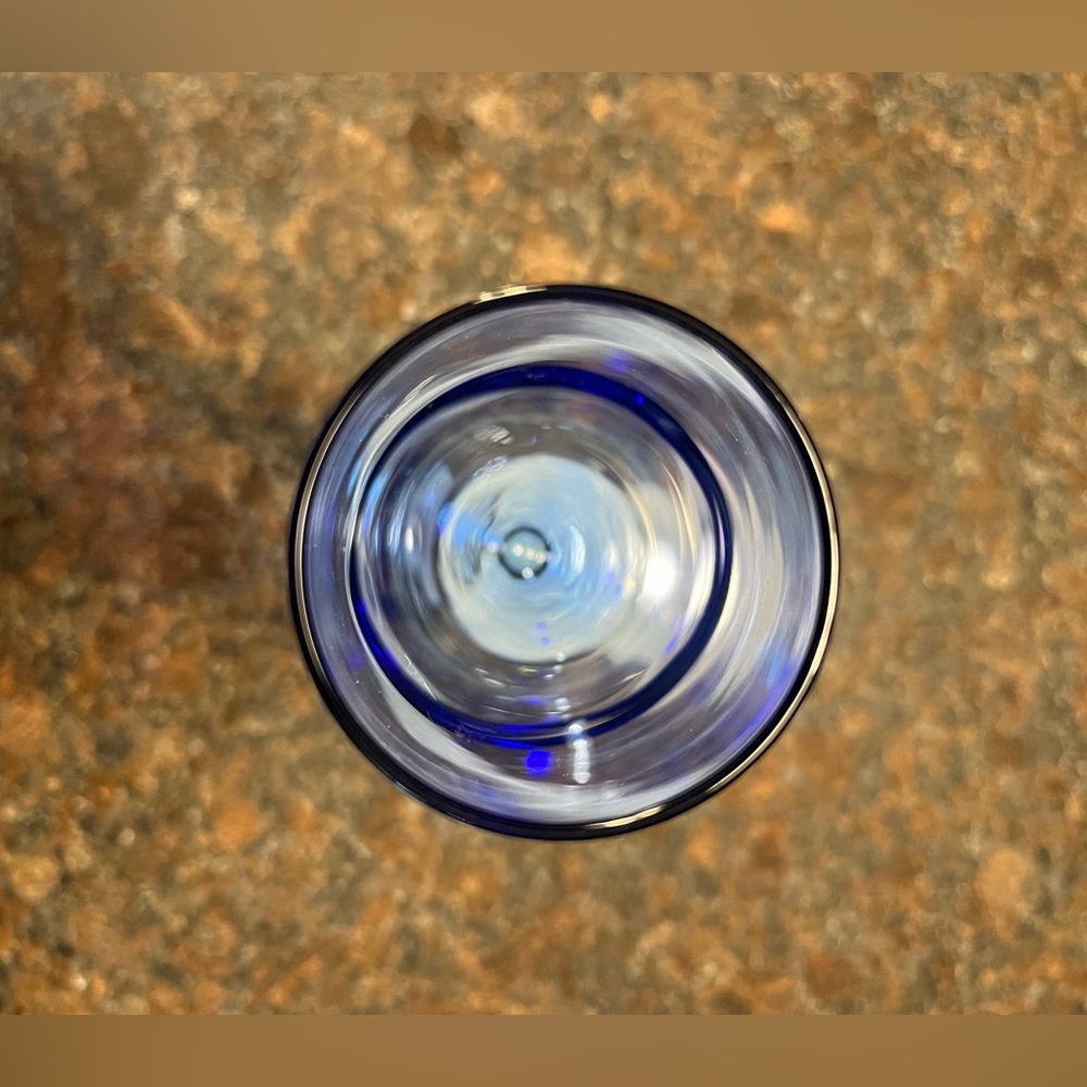 Set of Four-NWT-Blue Champagne Glasses - Picture 3 of 4